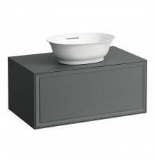 Laufen New Classic Тумба с раковиной, 77.5x45.5x34.5см, 1 ящик, подвесная, цвет: серый. 4.0601.1.085.627.1,  8.1285.2.757.112.1