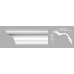Плинтус потолочный гладкий DECOMASTER 96276 (150х220х2400мм)