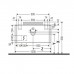 Duravit Happy D.2 Plus Тумба подвесная 100x48х35.4см, с раковиной и 1 ящиком, цвет: stone grey satin matt. 2318600000,  HP031E08080,  HP493109292