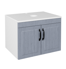 Тумба под раковину со столешницей DIWO Сочи 60 подвесная, дуб альбион