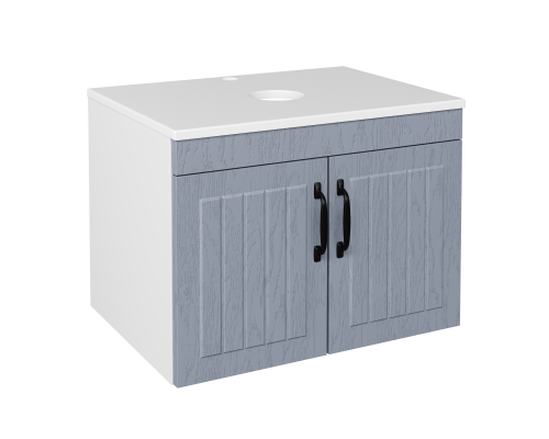 Тумба под раковину со столешницей DIWO Сочи 60 подвесная, дуб альбион