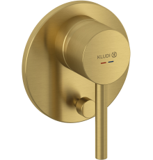 Смеситель для ванны с душем Kludi Bozz 38716N076 брашированное золото