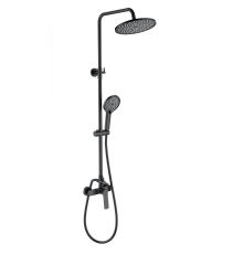 Душевая стойка Wonzon   Woghand WW-B3200-MB, матовая черная