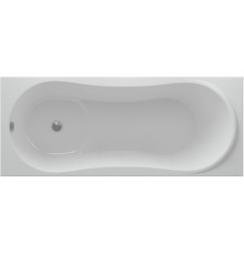 Акриловая ванна AQUATEK Афродита AFR150-0000026 150x70 см, с каркасом, с экраном, со сливом-переливом, слив слева