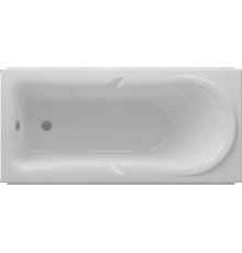 Акриловая ванна AQUATEK Леда LED170-0000034 170x80 см, с каркасом, с экраном, со сливом-переливом, слив слева