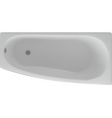 Акриловая ванна AQUATEK Пандора PAN160-0000054 R 160x75 см, угловая, с каркасом, со сливом-переливом, асимметричная