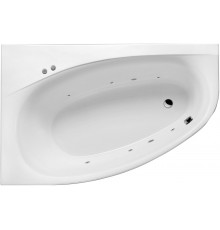 Акриловая ванна Excellent Kameleon WAEX.KML17.SOFT L 170x110 см, угловая, с гидромассажем, с каркасом, со сливом-переливом, асимметричная