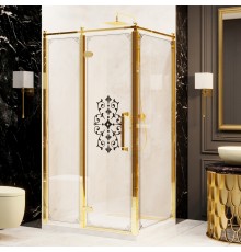 Душевой уголок Ambassador Royal 18015310-L 120х80 см, профиль золото