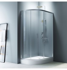Душевой уголок AM.PM Like W83G-302U120CT64 120x80 профиль матовый хром, стекло прозрачное