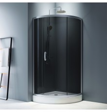 Душевой уголок AM.PM Like W83G-315-090CG64 90x90 профиль матовый хром, стекло тонированное