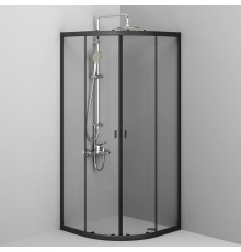 Душевой уголок AM.PM X-Joy Twin Slide W88G-205-080BT64 80x80, профиль черный