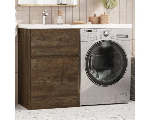 Тумба с раковиной AQUATON Лондри 60 L, дуб кантри