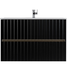 Тумба с раковиной Art Max Elegant 90 черная