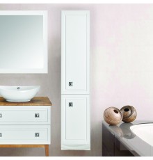 Шкаф-пенал ASB-Woodline Каталина 35 белый