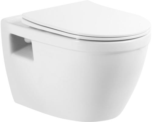 Унитаз подвесной BelBagno Loto BB070CHR/SC безободковый
