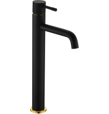 Смеситель для раковины Boheme Uno 462-BG black gold