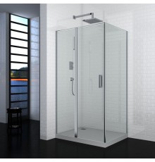Душевой уголок Ceruttispa Victoria 120 120x90, профиль хром