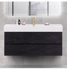Тумба с раковиной Cezares Molveno 46 120 nero, с раковиной Cezares CZR-MIL-120-LVB