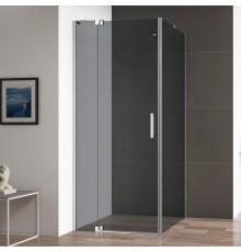 Душевой уголок Cezares Slider AH 1 80-90/100 Grigio Cr профиль хром, стекло серое