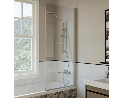 Шторка на ванну DIWO Коломна 4GW005 распашная, 60x150