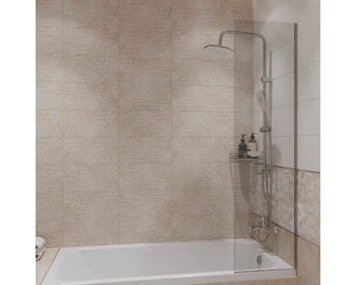 Шторка на ванну DIWO Ростов 4GW014 неподвижная, 40x150