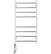 Полотенцесушитель электрический Domoterm Куба П8 40x80 EL, хром, L