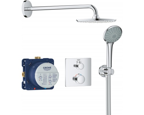 Душевой комплект Grohe Grohtherm 34734000 С ВНУТРЕННЕЙ ЧАСТЬЮ, с термостатом
