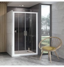 Душевая дверь в нишу Ravak 10° 10DP4-190 Transparent, профиль белый