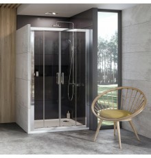 Душевая дверь в нишу Ravak 10° 10DP4-190 Transparent, профиль хром
