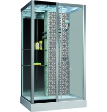 Душевая кабина Niagara Luxe 7713W L серебристый матовый