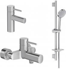 Комплект для ванной Jacob Delafon Cuff E98298-CP + E45532-CP + E99898RU-CP