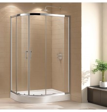 Душевой уголок Cezares Eco O-RH-2-120/90-C-Cr стекло прозрачное