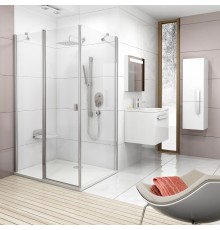 Душевой уголок Ravak Chrome CRV2-110+CPS Transparent, профиль блестящий