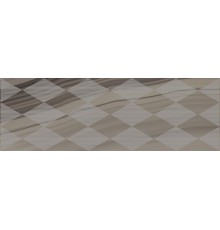 Декор Laparet Agat Geo глянцевый 20x60 кофейный