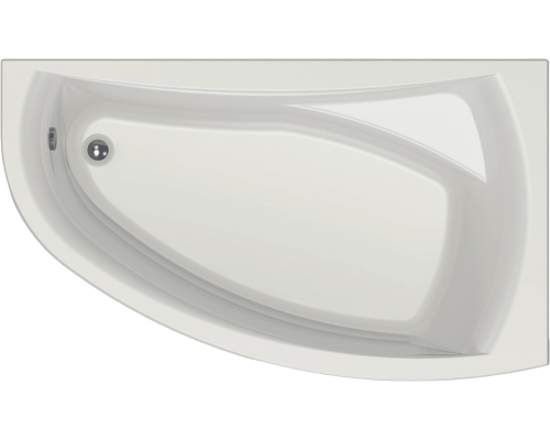 Акриловая ванна EUROLUX Como R 170x100 см, угловая, с каркасом, асимметричная
