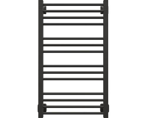 Полотенцесушитель водяной EWRIKA Кассандра Pt 90x50, черный матовый