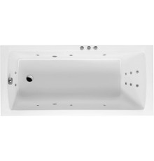 Акриловая ванна Excellent Aquaria WAEX.AQU17.SMART 170x75 см, с гидромассажем, с каркасом, со сливом-переливом