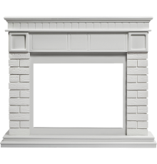Портал Firelight Bricks 30 камень белый, белая эмаль