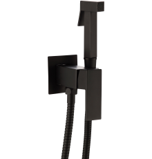 Гигиенический душ Frap F7506-6 со смесителем, С ВНУТРЕННЕЙ ЧАСТЬЮ, черный