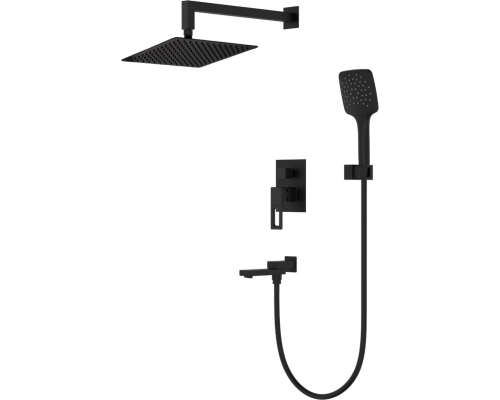 Душевой комплект Gappo G17-6 G7117-6 С ВНУТРЕННЕЙ ЧАСТЬЮ, черный
