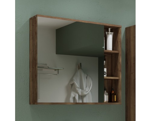 Зеркало-шкаф Grossman Форта 80 темный дуб, универсальный