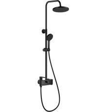 Душевая стойка Haiba HB24590-7 черная матовая