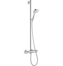 Душевой комплект Hansgrohe Croma Select E SemiPipe Multi 27248400 с термостатическим смесителем