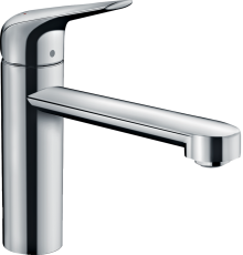 Комплект  Смеситель для кухни Hansgrohe Focus M42 71806000 хром + Фартук для кухни Hansgrohe черный
