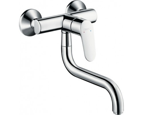 Комплект  Смеситель для кухни Hansgrohe Focus 31825000 + Фартук для кухни Hansgrohe черный