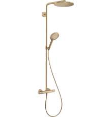 Душевая стойка Hansgrohe Raindance Select S 240 1jet 27633140 Showerpipe, шлифованная бронза