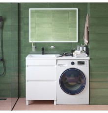 Мебель для ванной комнаты IDDIS Optima Home L, 120, 2 ящика, под стиральную машину