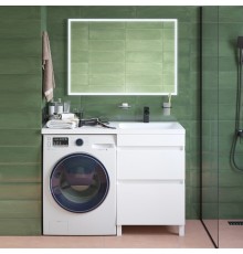 Мебель для ванной комнаты IDDIS Optima Home R, 120, 2 ящика, под стиральную машину