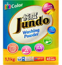 Стиральный порошок JUNDO Color маракуйя, 1,1 кг