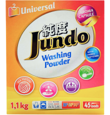 Стиральный порошок JUNDO Universal яблоко, 1,1 кг